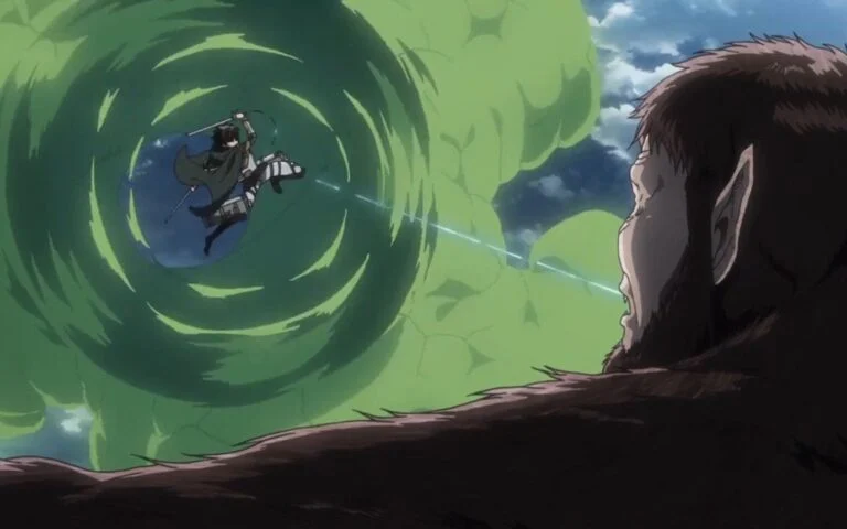 Levi Ackerman vs. Titã Bestial