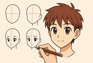 Como Desenhar Cabeça de Anime