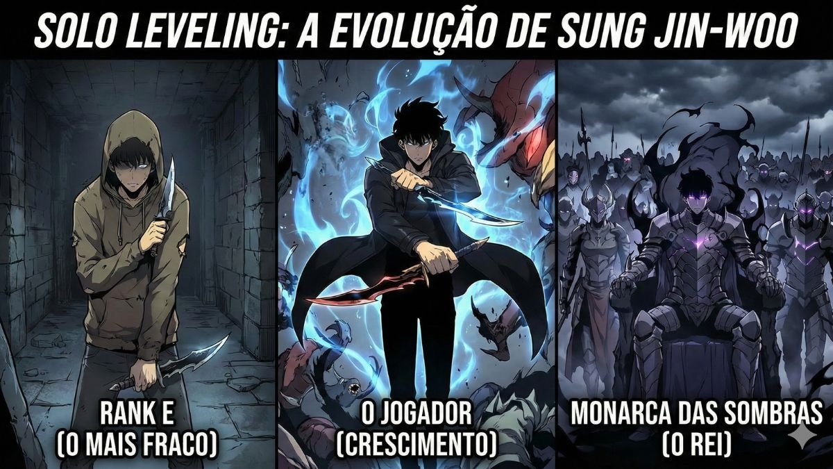 Solo Leveling A Evolução de Sung Jin-Woo