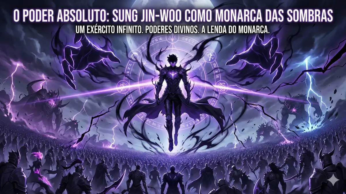 Solo Leveling Sung Jin-Woo Monarca das Sombras