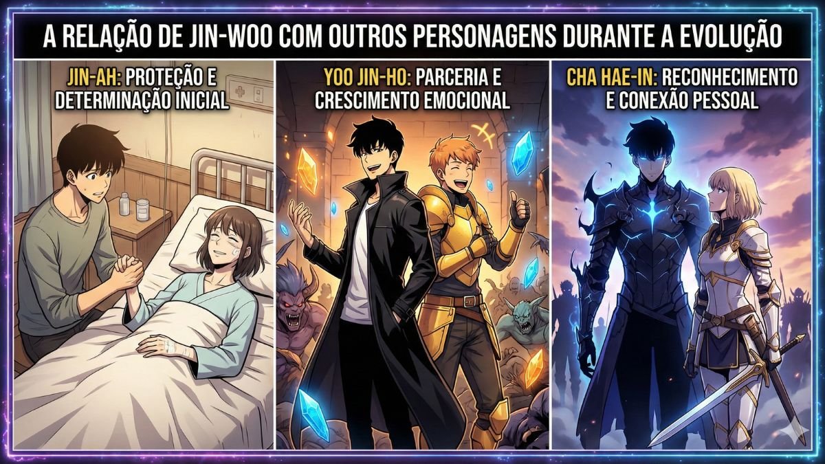 Solo Leveling Sung Jin-Woo Relacionamentos